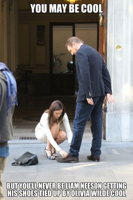 you-may-be-cool-liam-neeson-shoe-tied-olivia-wilde-1383753355I[1]